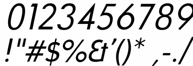 UniversalisADFStd-Italic Font OTHER CHARS