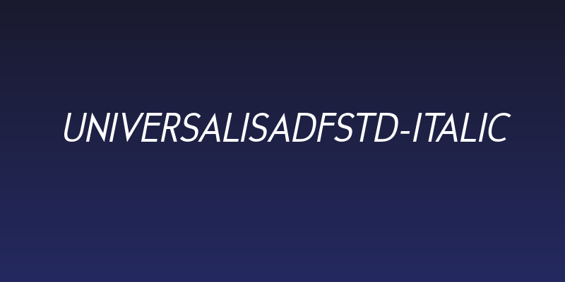 UniversalisADFStd-Italic Social Header