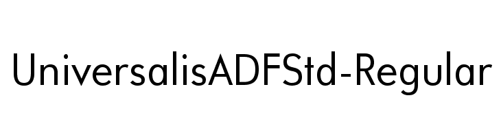 UniversalisADFStd-Regular Font