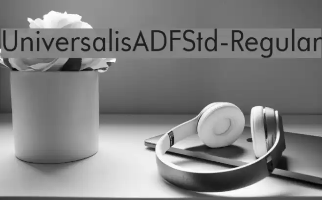 UniversalisADFStd-Regular Font examples
