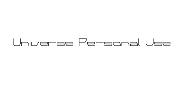 Universe Personal Use Logo