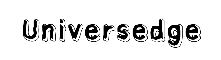 Universedge Schriftart