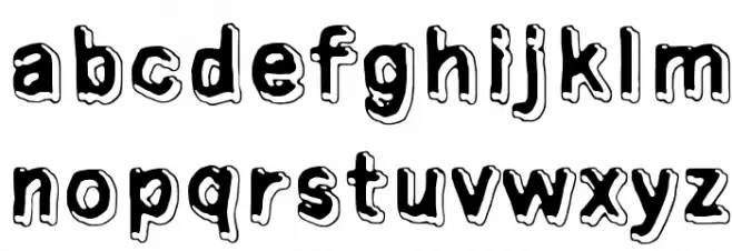 Universedge フォント 小文字