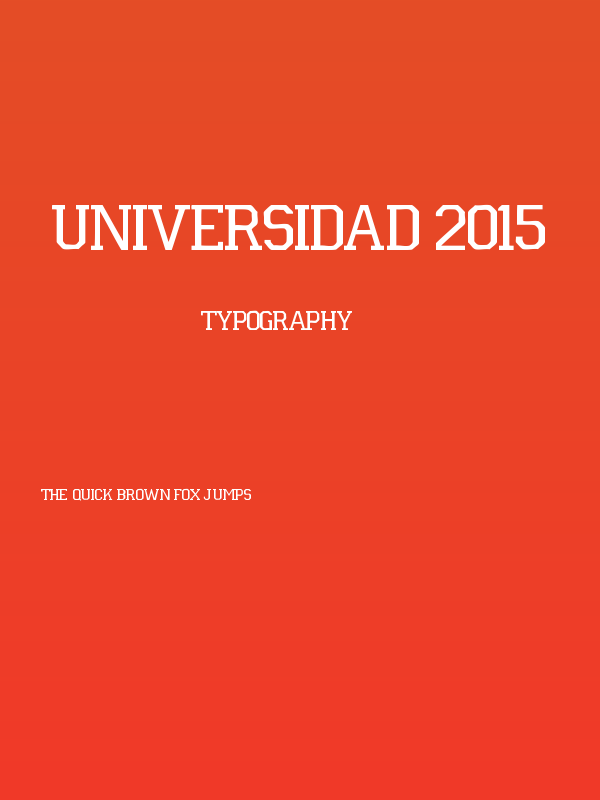 Universidad 2015 Poster