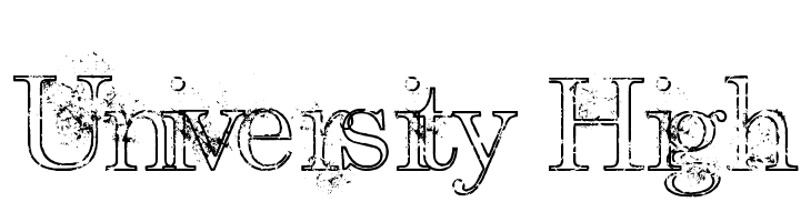 University High  Free Fonts Download