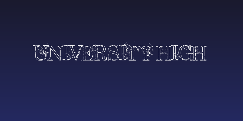 University High Social Header