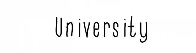 University  Скачать бесплатные шрифты