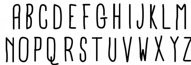 University Schriftart Groß