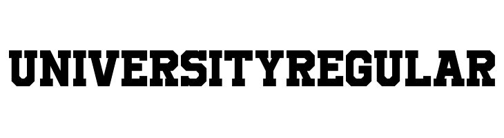 UniversityRegular Font