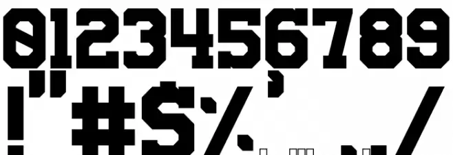 UniversityRegular Font OTHER CHARS