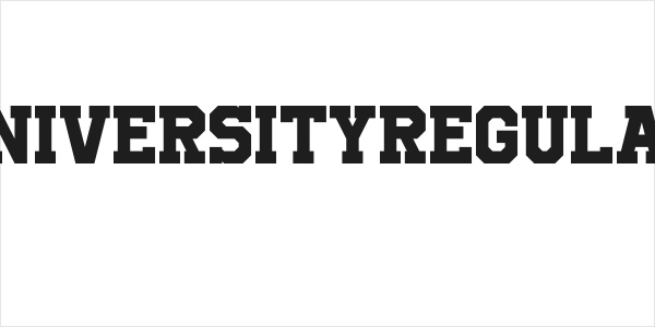 UniversityRegular Logo