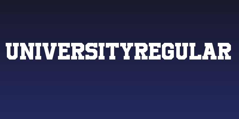 UniversityRegular Social Header
