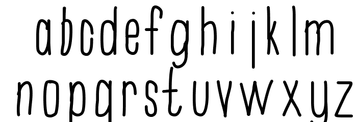University Font LOWERCASE