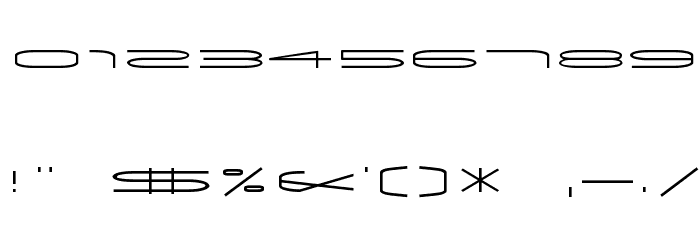 Univox Atom Light Font Alte caractere