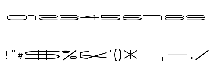 Univox-Regular Font OTHER CHARS