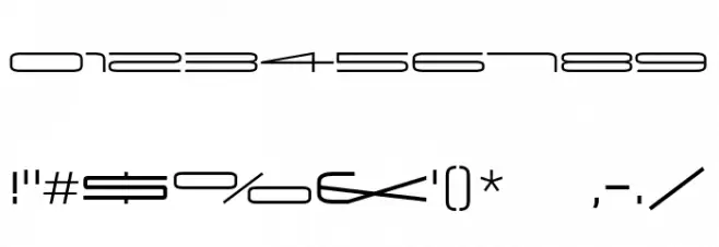 Univox-Regular Font OTHER CHARS