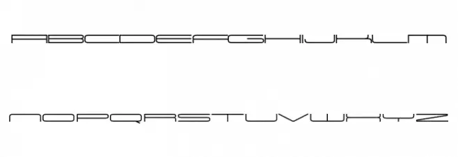 Univox-Regular フォント 大文字