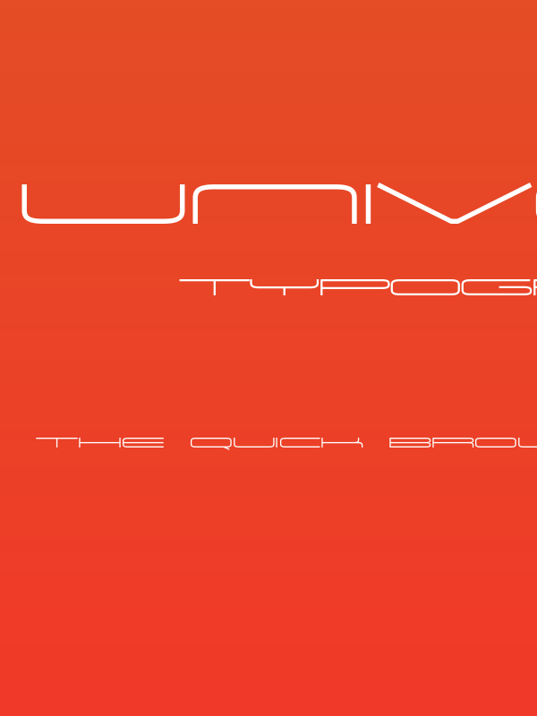 Univox-Regular Poster