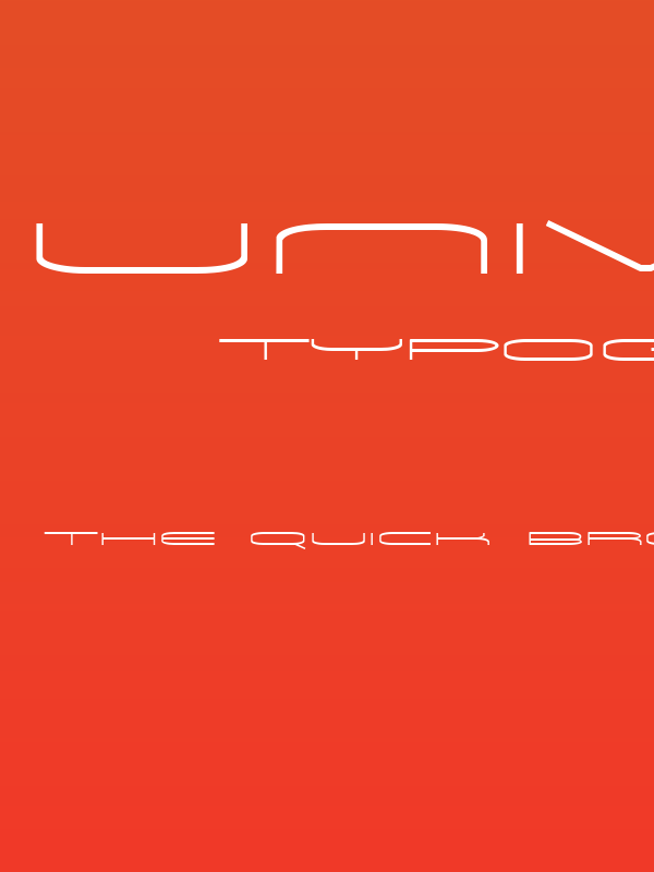 Univox-Regular Poster