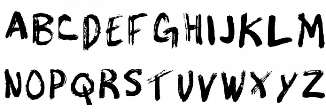 Unkempt Penmanship Regular Шрифта ВЕРХНИЙ