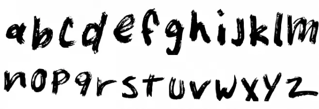 Unkempt Penmanship Regular Шрифта строчной