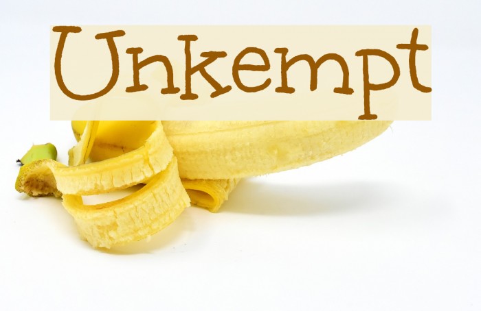 Unkempt Font examples