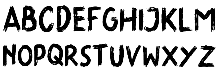 Unknown Secret Bold DEMO Bold Font LOWERCASE