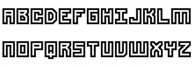 Unlearned BRK Schriftart Groß