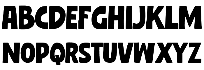 Unleash Font LOWERCASE