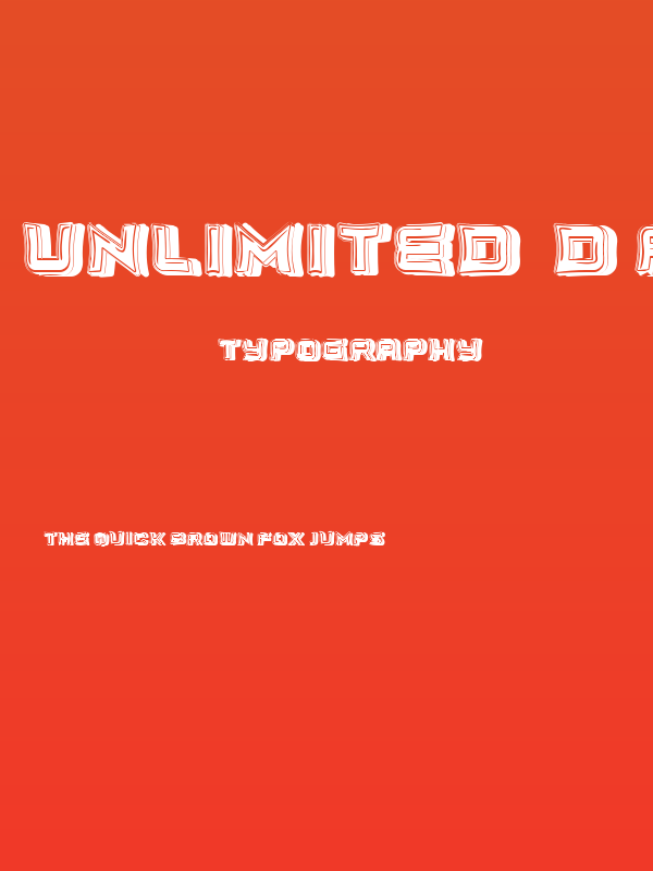 Unlimited 3D Regular Poster