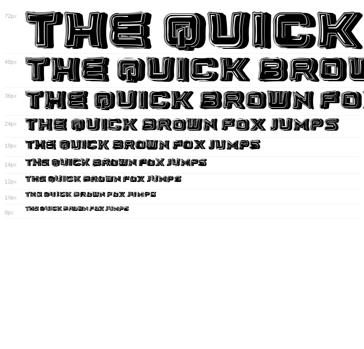 Unlimited 3D Regular Waterfall