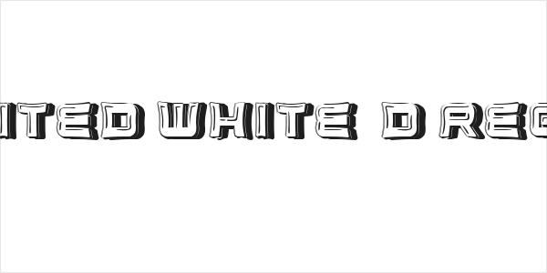 Unlimited White 3D Regular Logo