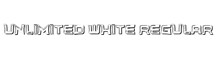 Unlimited White Regular  नि: शुल्क फ़ॉन्ट्स डाउनलोड