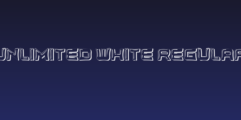 Unlimited White Regular Social Header
