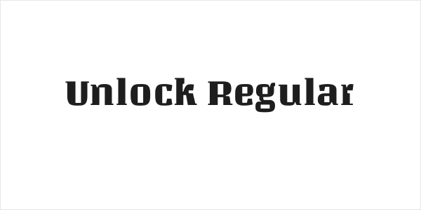 Unlock Regular Logo