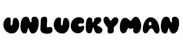 Unlucky Man  नि: शुल्क फ़ॉन्ट्स डाउनलोड