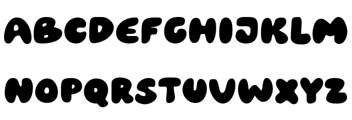 Unlucky Man Font UPPERCASE