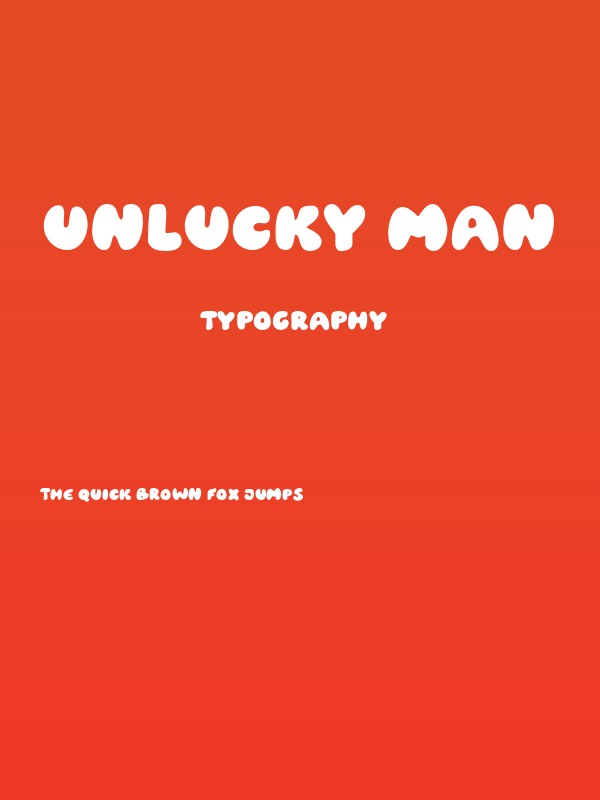 Unlucky Man Poster