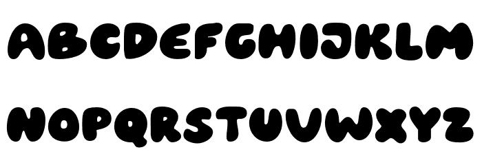 Unlucky Man Font LOWERCASE