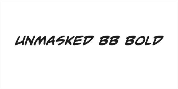 Unmasked BB Bold Logo