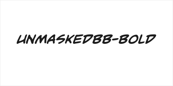 UnmaskedBB-Bold Logo