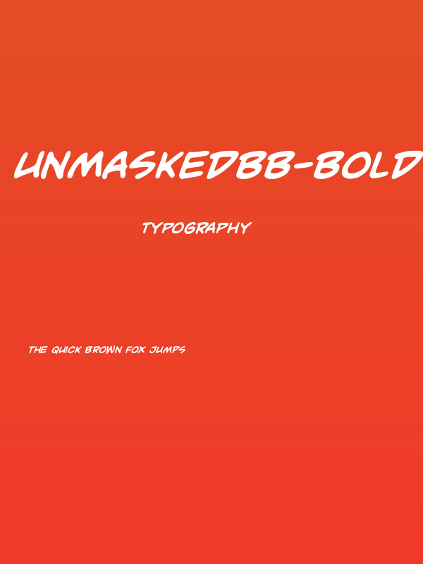 UnmaskedBB-Bold Poster