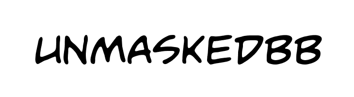 UnmaskedBB Font