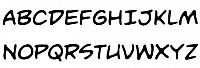 UnmaskedBB Schriftart Groß