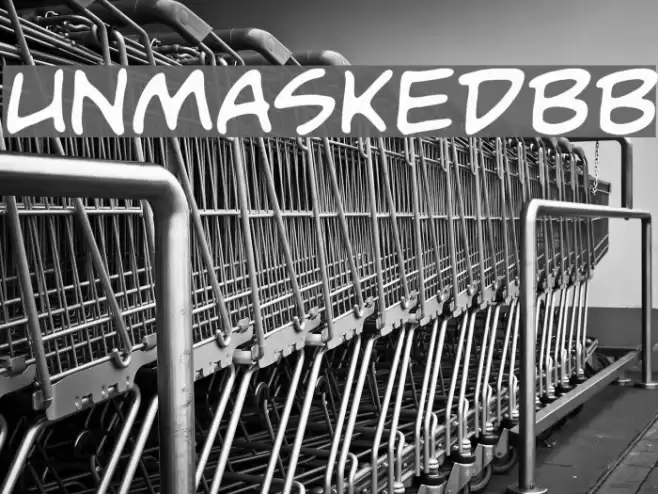UnmaskedBB Font examples