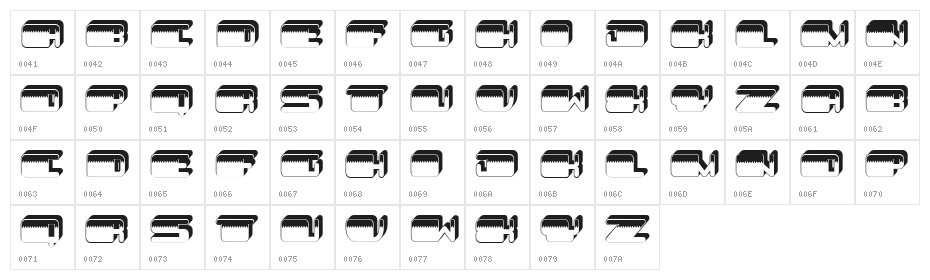 Unmute Regular Character Map