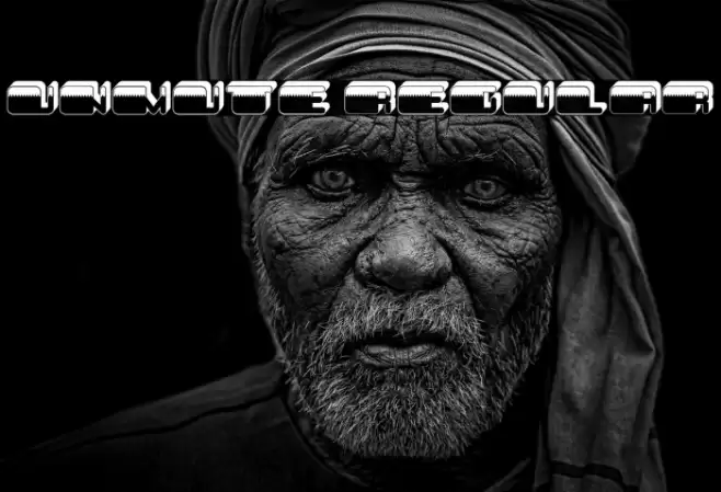 Unmute Regular Font examples