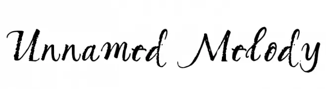 Unnamed Melody  baixar fontes gratis