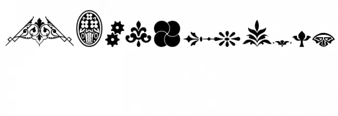 Unnamed Ornaments Series One Font OTHER CHARS