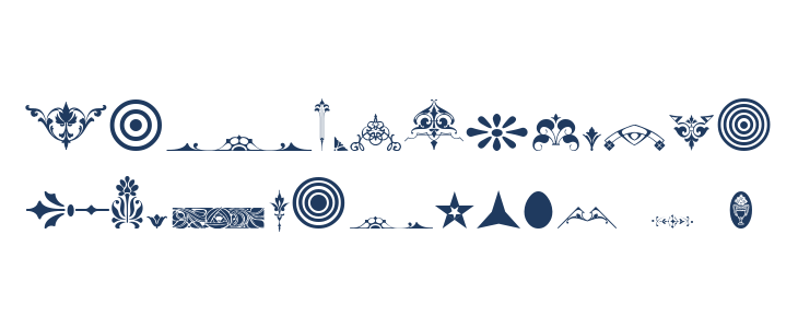 Unnamed Ornaments Series Two Lowercase